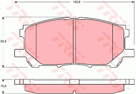 Jarrupalasarja, levyjarru TRW GDB3338