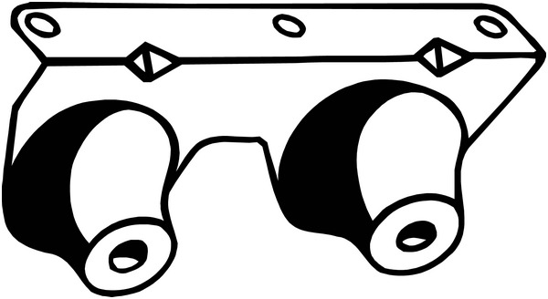 Kumisuikale, pakoputkisto BOSAL 255-796