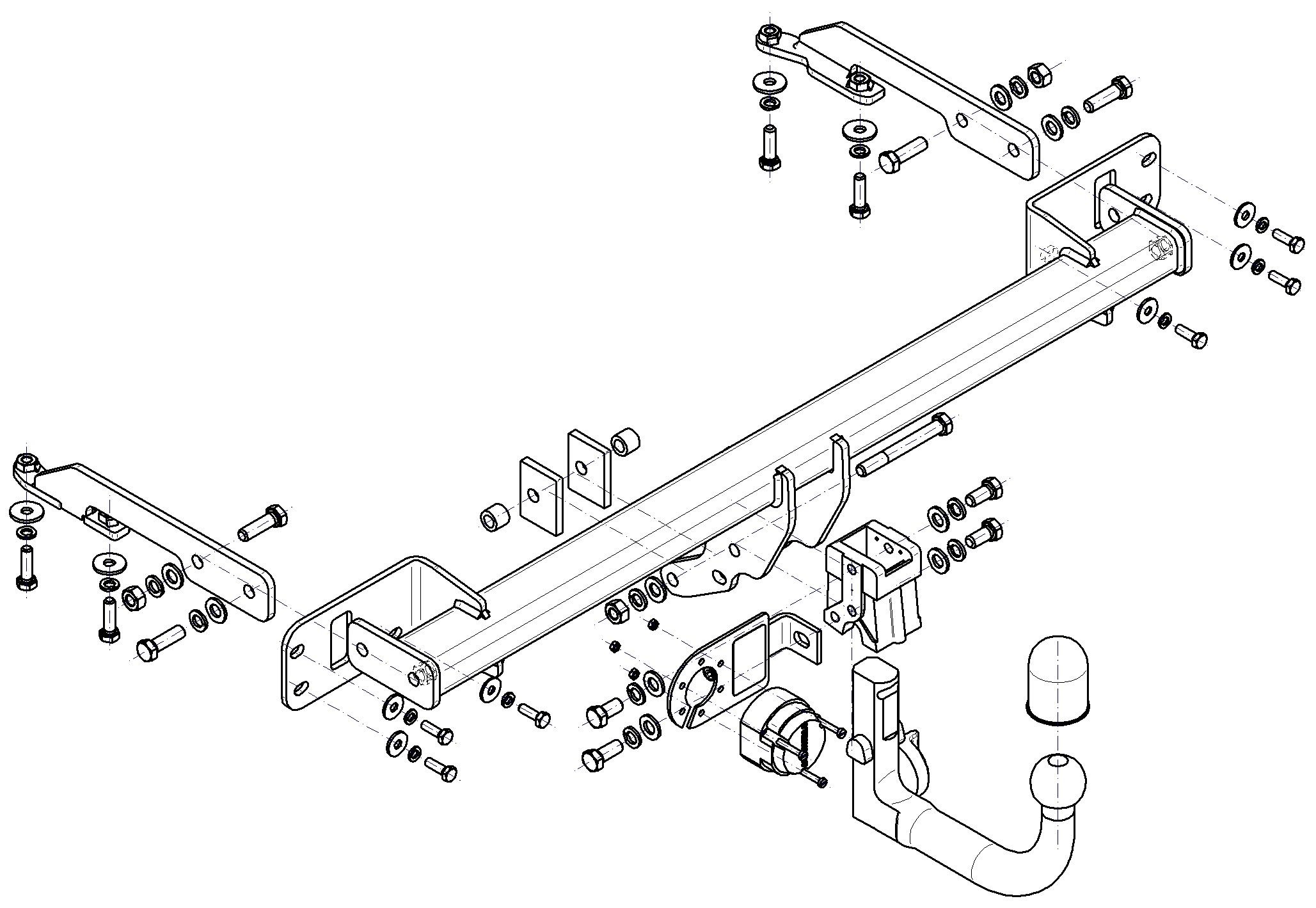 Vetokoukku STEINHOF STH-072 Honda HR-V '14-