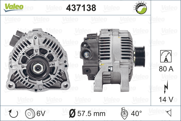 Laturi VALEO 437138