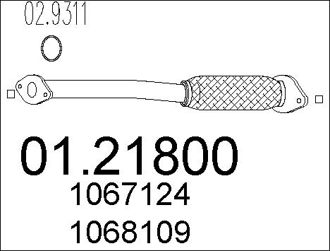 Pakoputki MTS 01.21800