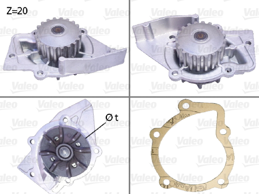 Vesipumppu VALEO 506575
