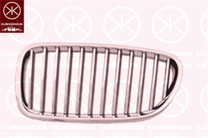 Jäähdyttimen säleikkö, Oikea, BMW 5 [F10], 5 Touring [F11], 51 13 7 200 728, 51 13 7 203 650