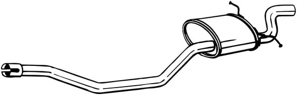 Takaäänenvaimentaja BOSAL 280-253