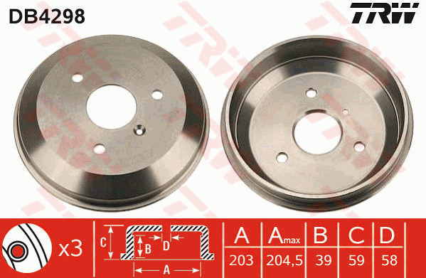 Jarrurumpu TRW DB4298