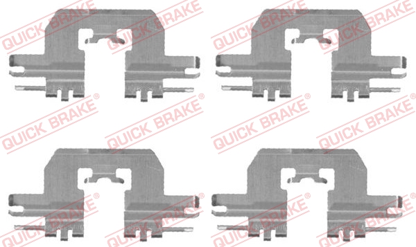 Tarvikesarja, jarrupala QUICK BRAKE 109-1724