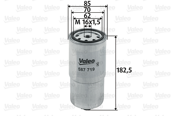 Polttoainesuodatin VALEO 587719