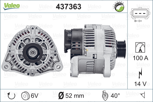 Laturi VALEO 437363