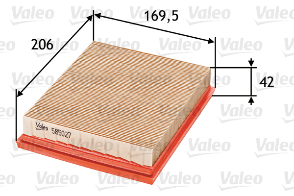 Ilmansuodatin VALEO 585027