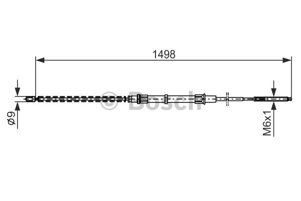 Käsijarruvaijeri BOSCH 1 987 477 338