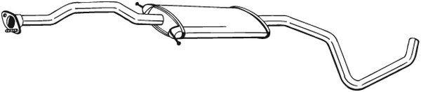 Keskipönttö BOSAL 285-953