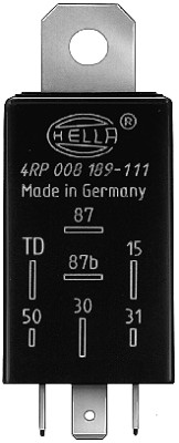 Rele, polttoainepumppu HELLA 4RP 008 189-111