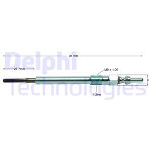 Hehkutulppa DELPHI HDS448