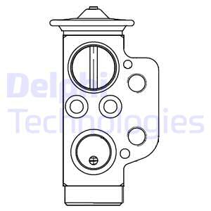 Paisuntaventtiili, ilmastointilaite DELPHI CB1022V