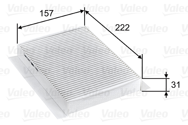 Raitisilmasuodatin VALEO 715809