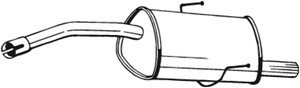 Takaäänenvaimentaja, ALFA ROMEO 156, 156 Sportwagon, 60652523, 60652524, 71765120