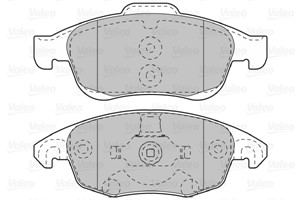 Jarrupalasarja, levyjarru, Etuakseli, CITROËN,DS,PEUGEOT,RENAULT, 1623816280, 425361, 4253-61, 425412, 4254-12, 425413, 4254-13, 425425,