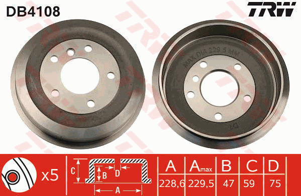 Jarrurumpu TRW DB4108