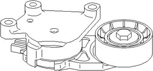Hihnankiristin, moniurahihna, CITROËN,FORD,MAZDA,MINI,PEUGEOT,TOYOTA,VOLVO, 1 229 540, 1 355 389, 1 469 717, 1 690 293, 1128 7 795 037,