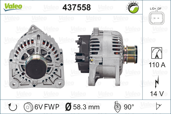 Laturi VALEO 437558