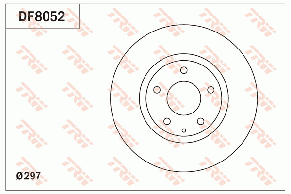 Jarrulevy TRW DF8052