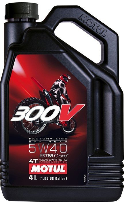 Moottoriöljy MOTUL 300V 4T FL 5W40 4L
