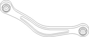 Tanko, pyöränripustus, Edessä, Taka-akseli, molemminpuolinen, Yläpuolella, MERCEDES-BENZ S-KLASS [W220], 220 350 22 06, A220 350 22 06