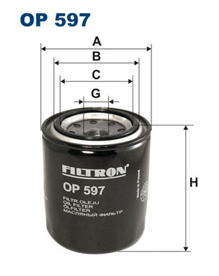 Öljynsuodatin FILTRON OP 597