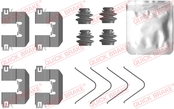 Tarvikesarja, jarrupala QUICK BRAKE 109-0104