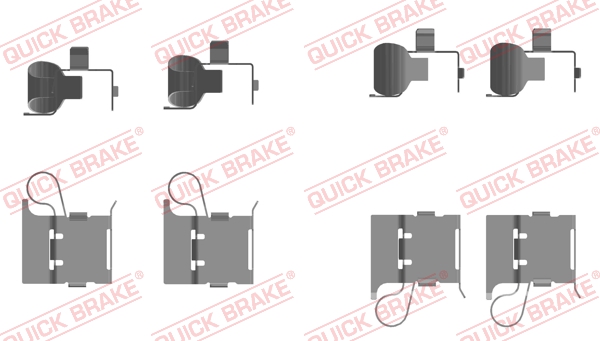 Tarvikesarja, jarrupala QUICK BRAKE 109-0097
