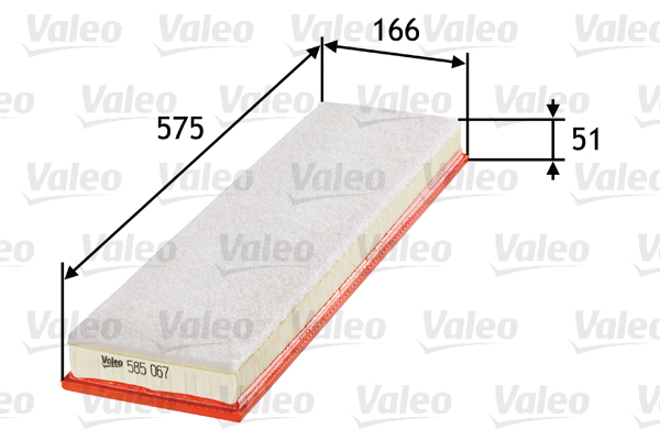 Ilmansuodatin VALEO 585067