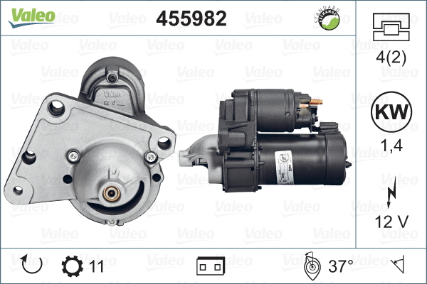 Startteri VALEO 455982