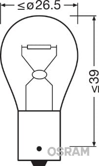 Polttimo, vilkkuvalo OSRAM 7529