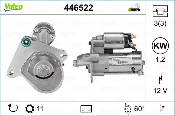 Startteri VALEO 446522