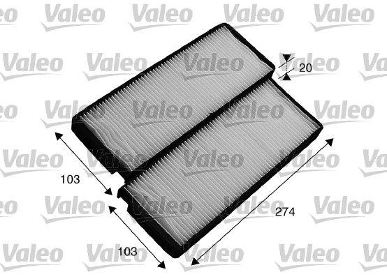 Raitisilmasuodatin VALEO 715536