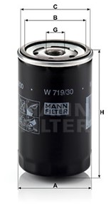 Öljynsuodatin, AUDI,SEAT,SKODA,VW, 034 115 561 A, 06A 115 561 B, 06A 115 561 E, 06A 115 561, 078 115 561 K, 1JM 115 561 BZ
