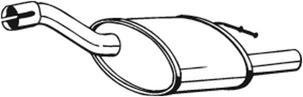 Takaäänenvaimentaja BOSAL 154-211