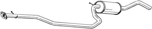 Keskipönttö BOSAL 286-955