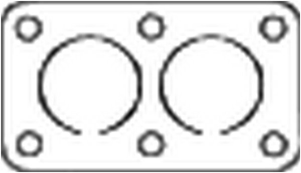 Pakoputken tiiviste BOSAL 256-875