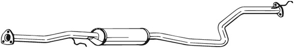 Keskipönttö BOSAL 287-251