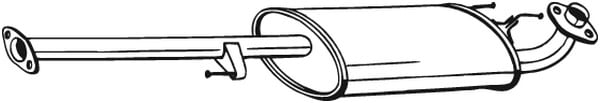 Keskipönttö BOSAL 282-863