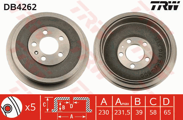 Jarrurumpu TRW DB4262