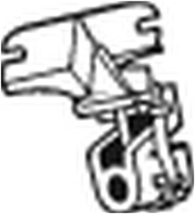Kumisuikale, pakoputkisto, PEUGEOT 307 Break, 307 SW, 307 SW Skåp / kombi, 308 SW I, 1755E2, 1755L9
