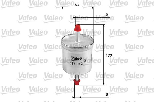 Polttoainesuodatin VALEO 587012