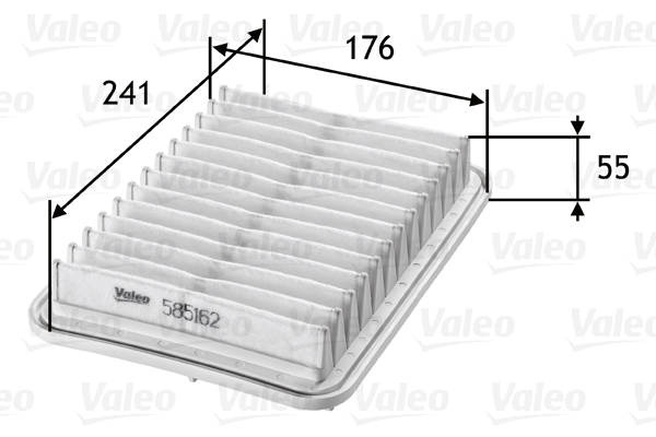 Ilmansuodatin VALEO 585162