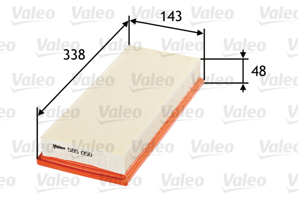 Ilmansuodatin VALEO 585050