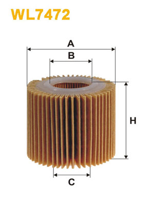 Öljynsuodatin WIX FILTERS WL7472