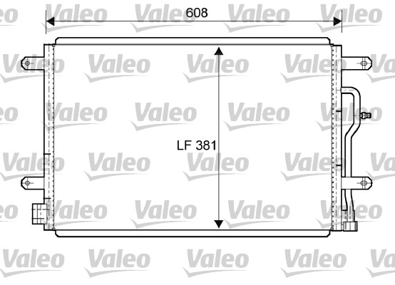 Lauhdutin, ilmastointilaite VALEO 818190