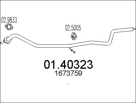 Pakoputki MTS 01.40323