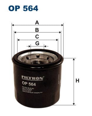 Öljynsuodatin FILTRON OP 564